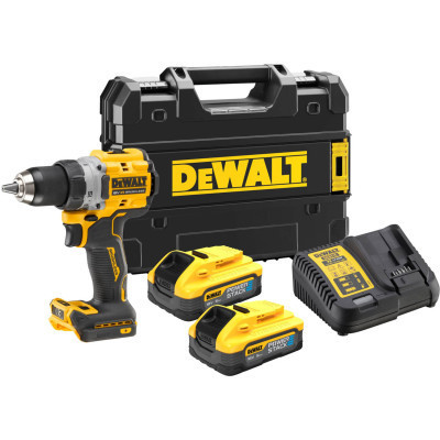 Шуруповерт DeWALT XR Li-Ion PowerStack 18 В, 2x5Ah, 90 Нм, 0-650/0-2000 об/мин, TSTAK (DCD800H2T) Винница - изображение 1