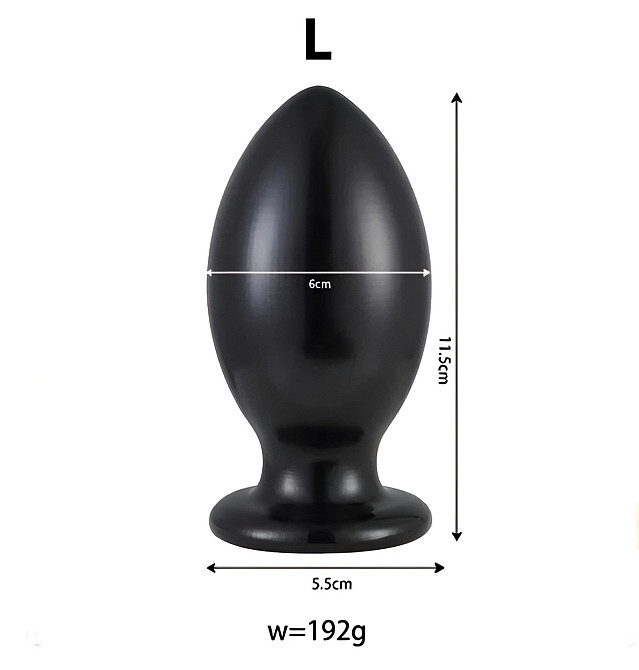 Анальная пробка OYO YQM-085 (длина 11.5 см, диаметр 6 см) Sex Aura Киев - изображение 4