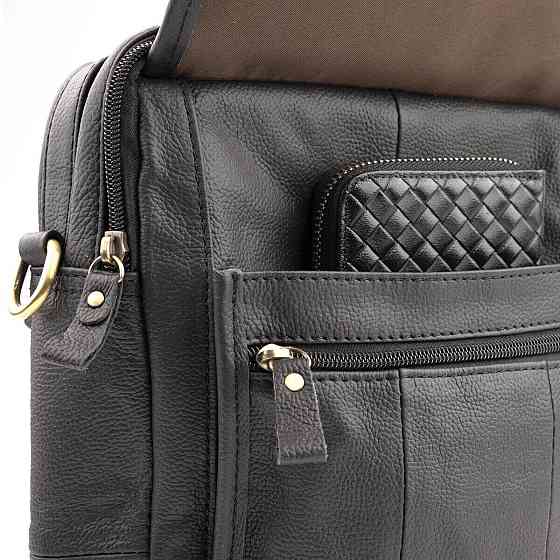 Сумка мужская флотар Vintage 14763 Черная Киев