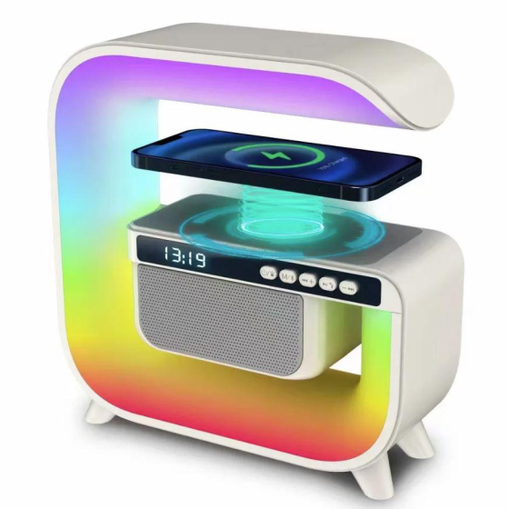 Аккумуляторный ночник G-Smart G3 mini RGB с Bluetooth колонкой и зарядкой для телефона Винница