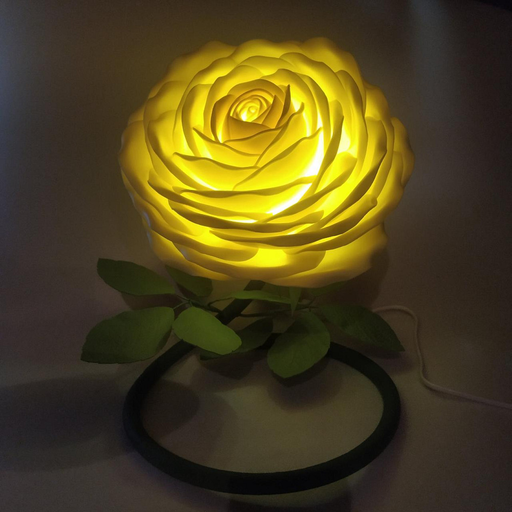 Світильник-нічник "Лімонна троянда" Дніпро - фото 3