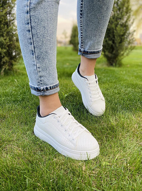 Fashion Кеди жіночі FASHION 136-320 білі (весна-осінь, еко-шкіра) (4416) 36-41 Коломыя - изображение 7