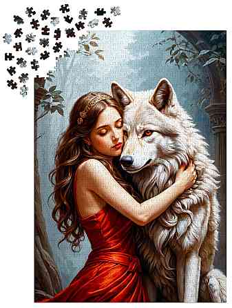Пазл Леді та вовк - Lady and the Wolf (Enjoy-2165) Киев