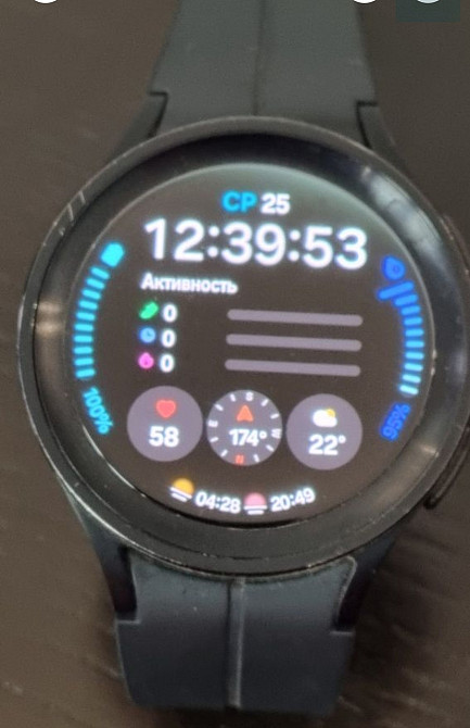 Samsung Galaxy Watch 5 Pro 45mm eSIM SM-R925 Black (SM-R925FZKASEK) Киев - изображение 1