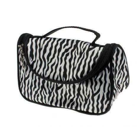 Косметичка женская Зебра 12 см на 10 см на 20см черно-белый Киев - изображение 4