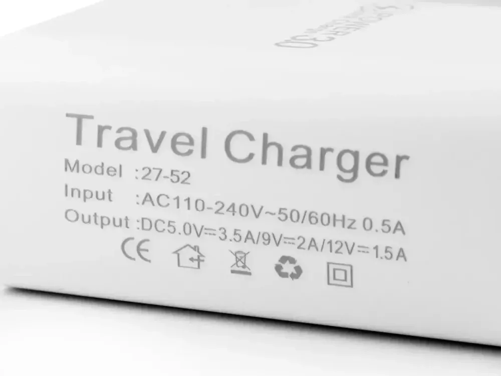 Зарядний пристрій 220В 3,5А QC3.0 USBx5 Travel Charger 27-2 Одеса - фото 3