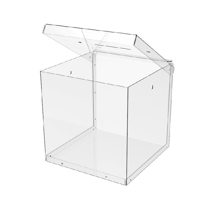 Скринька для пожертвувань EKOSTAR 200х200х200 ПЕТ 1.5 мм Київ - фото 4