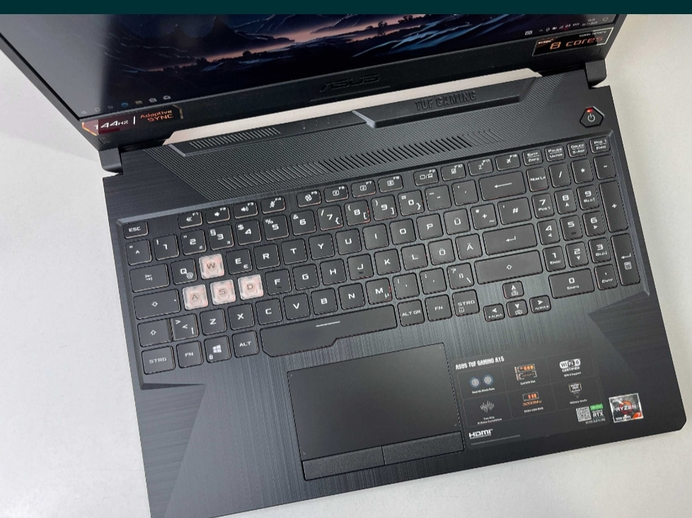 Ноутбук: ASUS TUF A15 Ryzen 7 5800H RTX 3070 8Gb 144Hz, 16Gb, SSD 512 Gb Киев - изображение 2