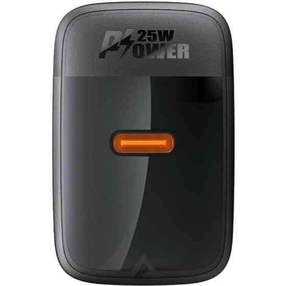 Зарядний пристрій 1xUSB-C 25W Gan A104 Fast Charger black Acefast Винница