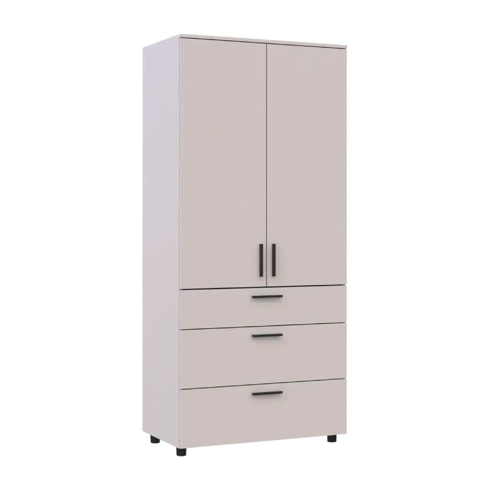 Шафа для одягу Doros Торн Кашемір 2 ДСП/3Ш (штанга) 90х51.6х200 (DRS-012029) Львів - фото 2