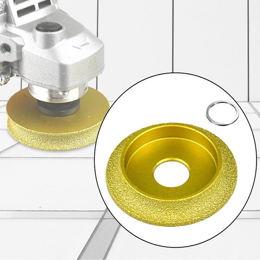 Диск шлифовальный алмазный 75x10 мм для скругления кромки по камню, мрамору, плитке Киев - изображение 2