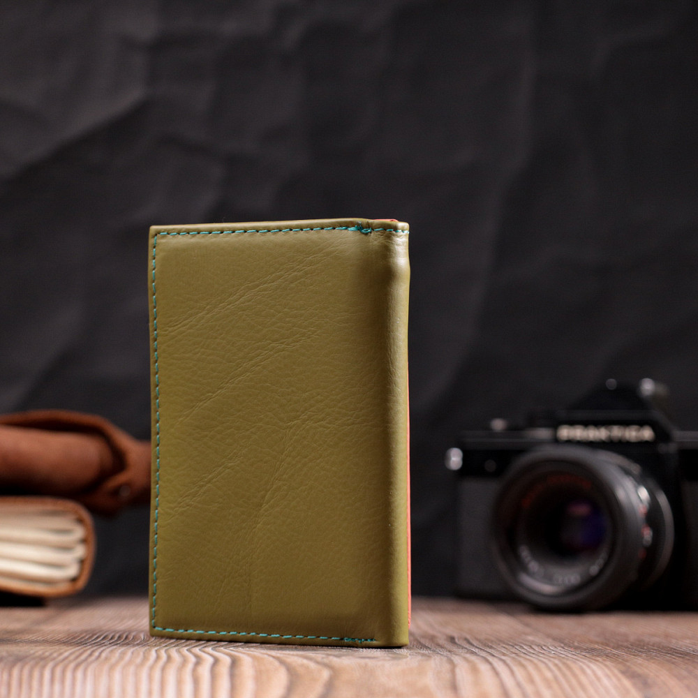 Модный женский кошелек из качественной натуральной кожи ST Leather 19464 Разноцветный Киев - изображение 2