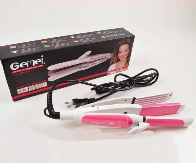 Праска Щипці для волосся 3 in 1 Плойка Гофре Випрямляч (ВідеоОбзор) Дніпро - фото 1