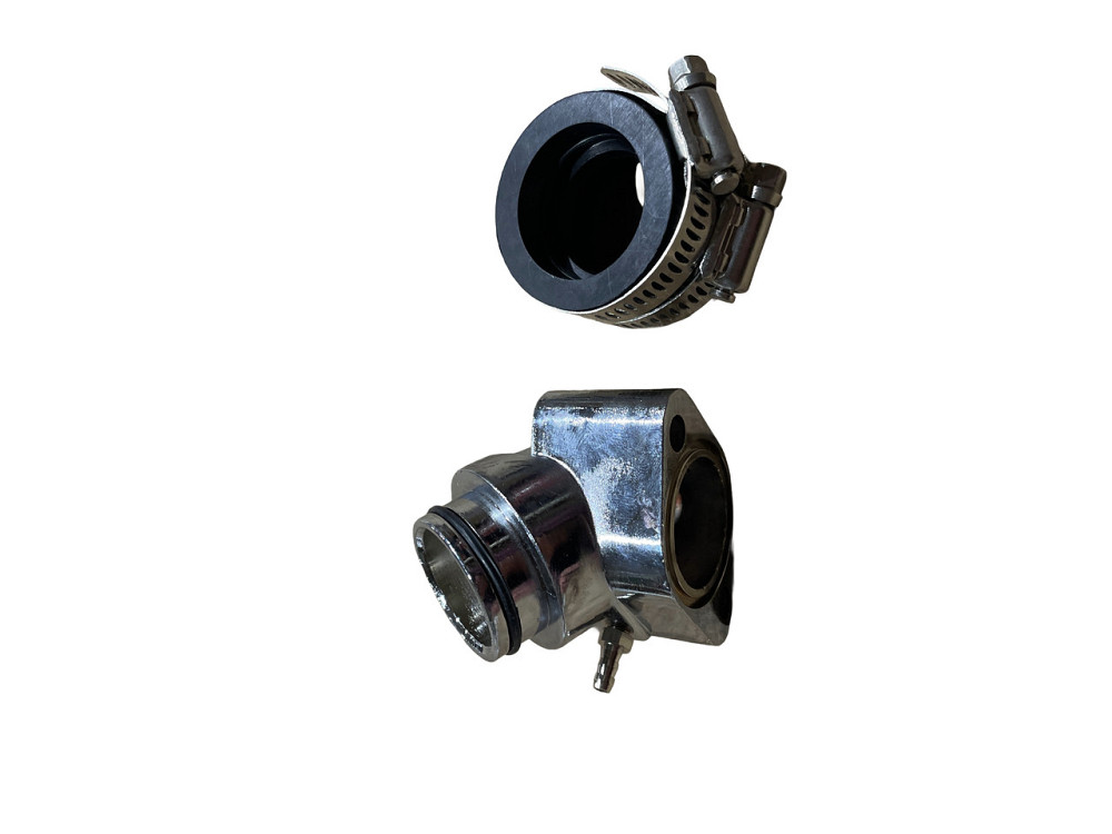 Патрубок карбюратора (коллектор) 4T GY6 50 (тюнинг без лепестка) ST Мукачево - изображение 1