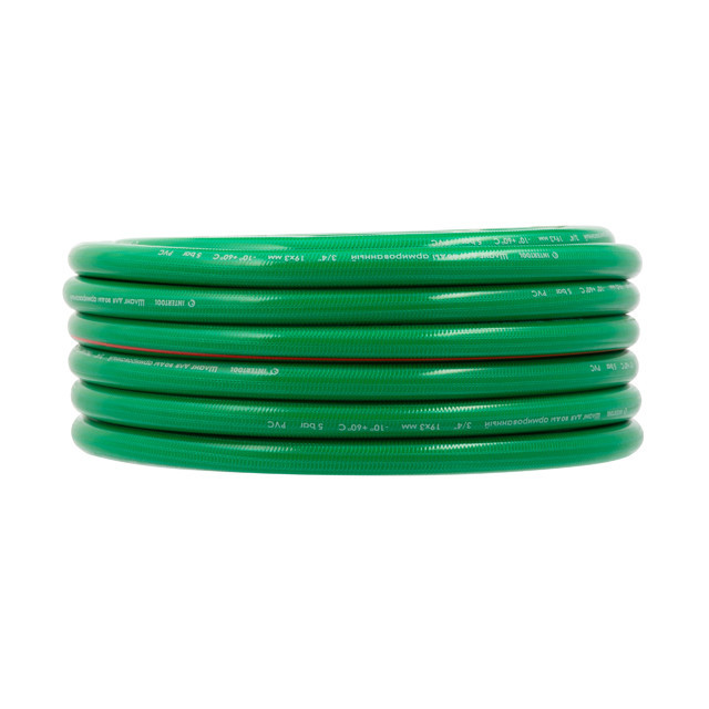 Шланг для води 4-х шаровий 3/4 ", 30м, армований, PVC INTERTOOL GE-4125 Київ - фото 2