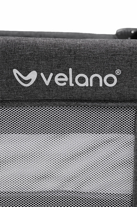 Ліжко-манеж дитяче з другим ярусом та пеленатором VELANO Tino, dark grey Київ - фото 14