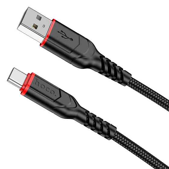 Кабель Hoco X59 Victory charging data cable Type-C(L=2M) Black Одеса