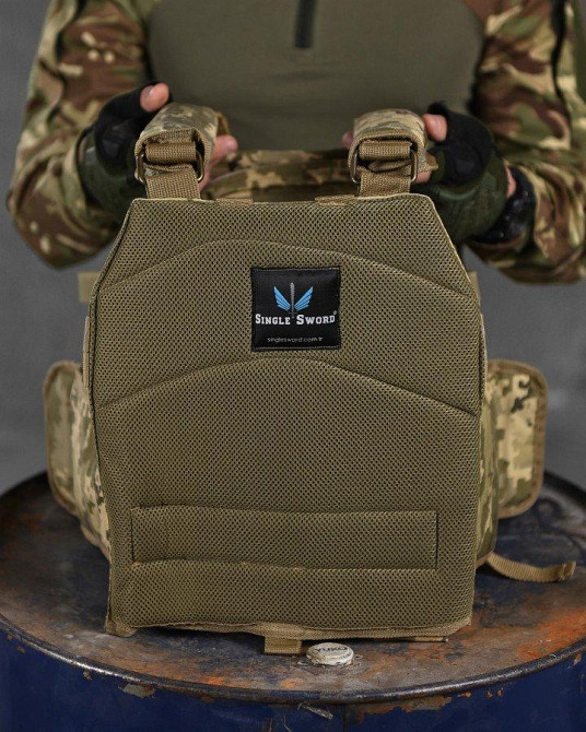 Плитоноска Single Sword із системою підвійного швидкого скидання ТН6600 Одеса - фото 10