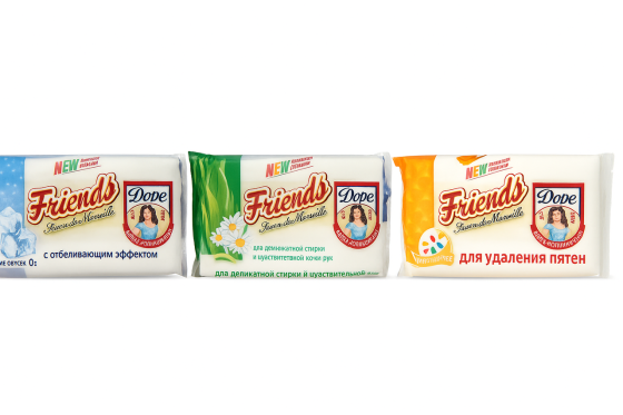 Хозяйственное мыло Friends для стирки 125 г в ассортименте Киев