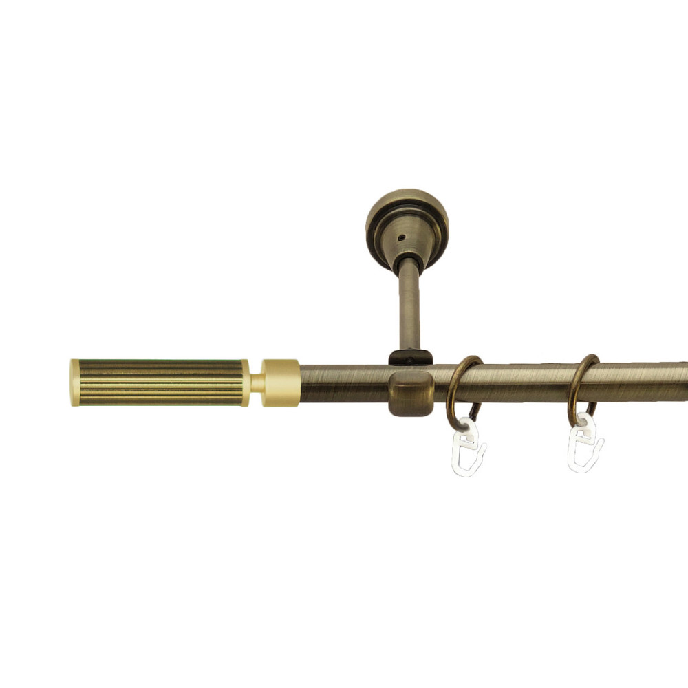 Карниз Orvit Галерія металевий однорядний відкритий Антик 16 мм 200 см (7180760) Львов - изображение 1