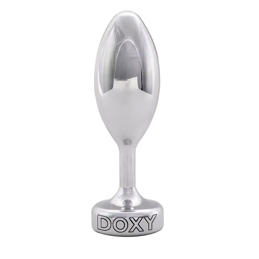 Металева анальна пробка DOXY Butt Plug SMOOTH, гладенька, діаметр 3,3 см Львів - фото 1