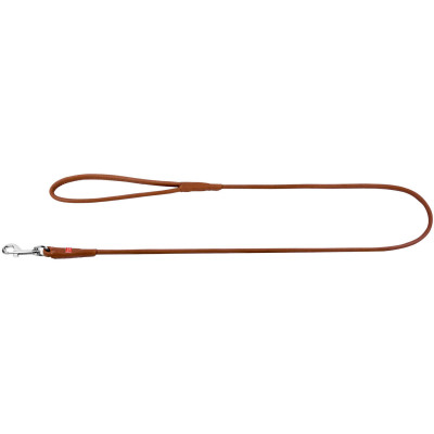 Поводок для собак WAUDOG Soft круглый XS d6 Д 183 см коричневый (73496) Винница - изображение 2