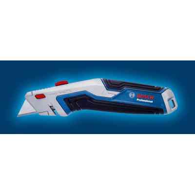 Нож монтажный Bosch строительный трапециевидный складной, корпус пластик, 253мм (1.600.A01.V3H) Винница