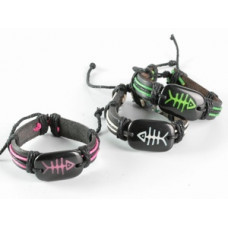 Чоловічий браслет шкіра скелет риби Київ - фото 1