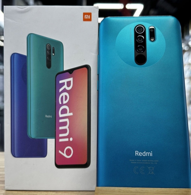 Смартфон: Xiaomi Redmi 9 3/32Gb Green. Київ - фото 1