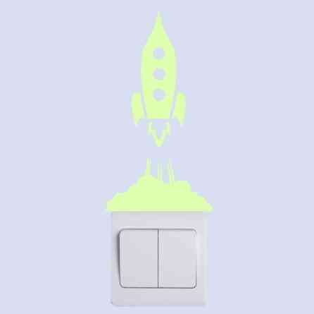 Люминесцентная наклейка 