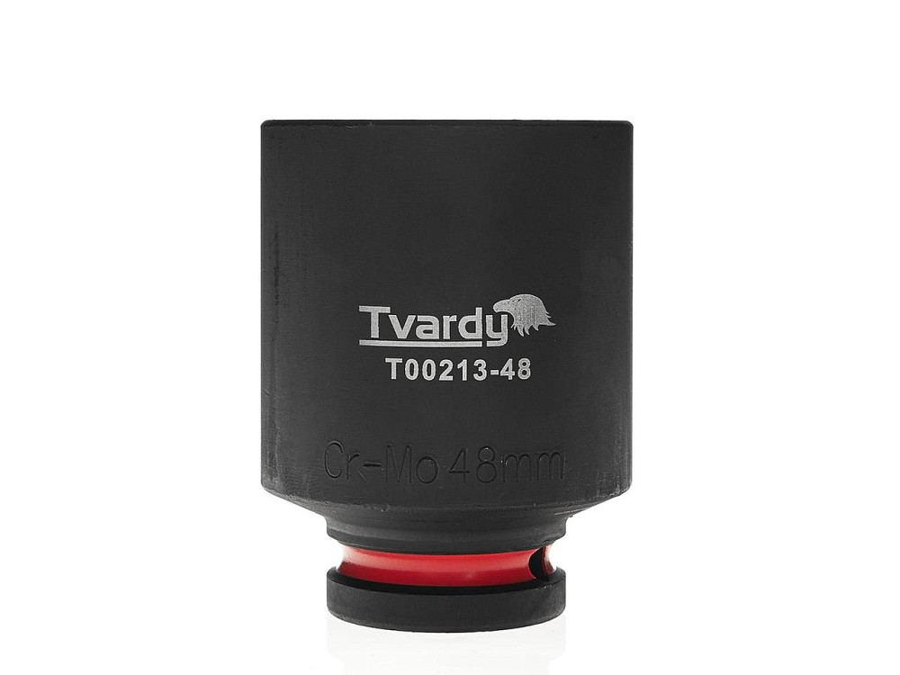 Головка ударна "Tvardy" з хром-молібденової сталі (Cr-Mo)  3/4"  6-гранна довга 48 мм Киев - изображение 1