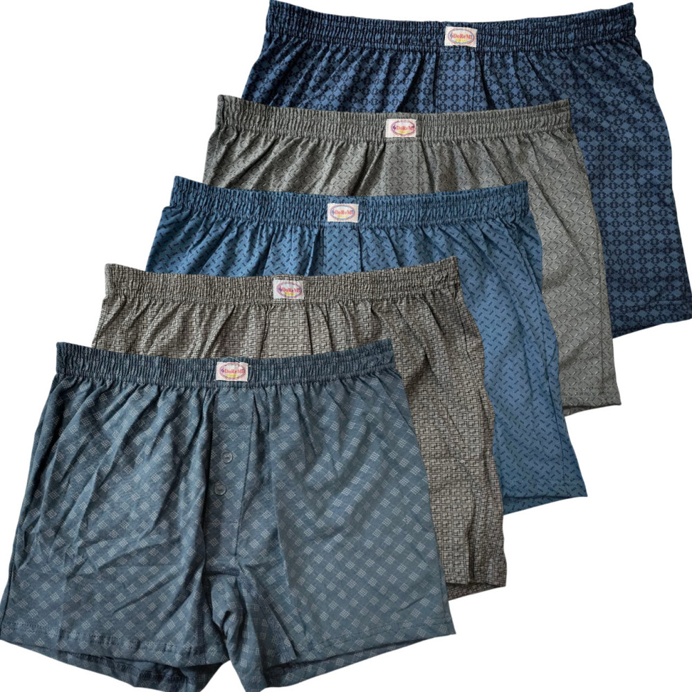 Мужские трусы Doremi набор 5 шт. Трусы семейные мужские Дореми, мужские трусы боксеры Киев - изображение 1