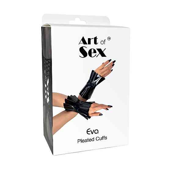 Плісовані манжети на руки Art of Sex - Eva, колір червоний Sex Aura Київ