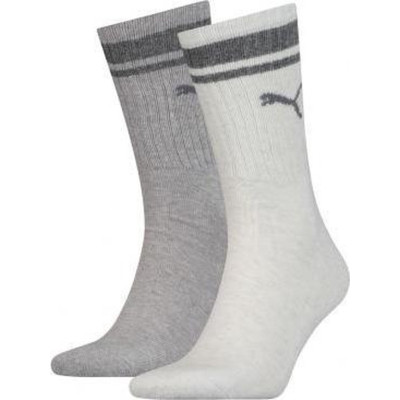 Носки Puma Crew Heritage Stripe Unisex 261058001-002 світло-сірий 43-46 (8718824801063) Винница - изображение 3