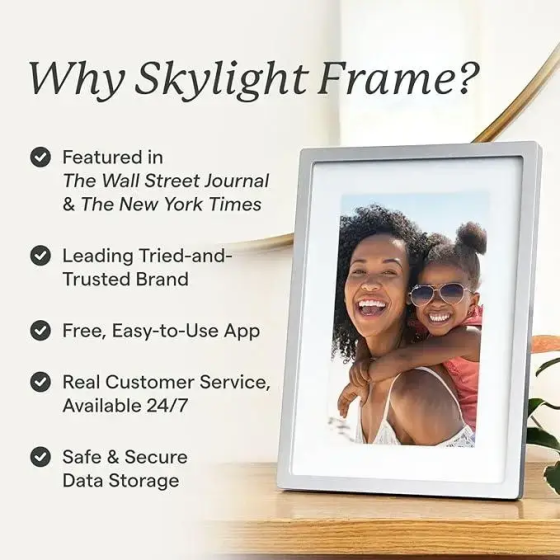 Цифровая фоторамка Skylight: 15-дюймовый Wi-Fi с возможностью загрузки с телефона, сенсорный экран цифровой фоторамки Киев