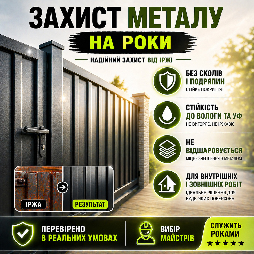 Емаль-ґрунт 3 в 1 SkyLine RAL 5005 Синя — антикорозійна акрил-поліуретанова фарба по металу та іржі без запаху 12 кг Харків - фото 11