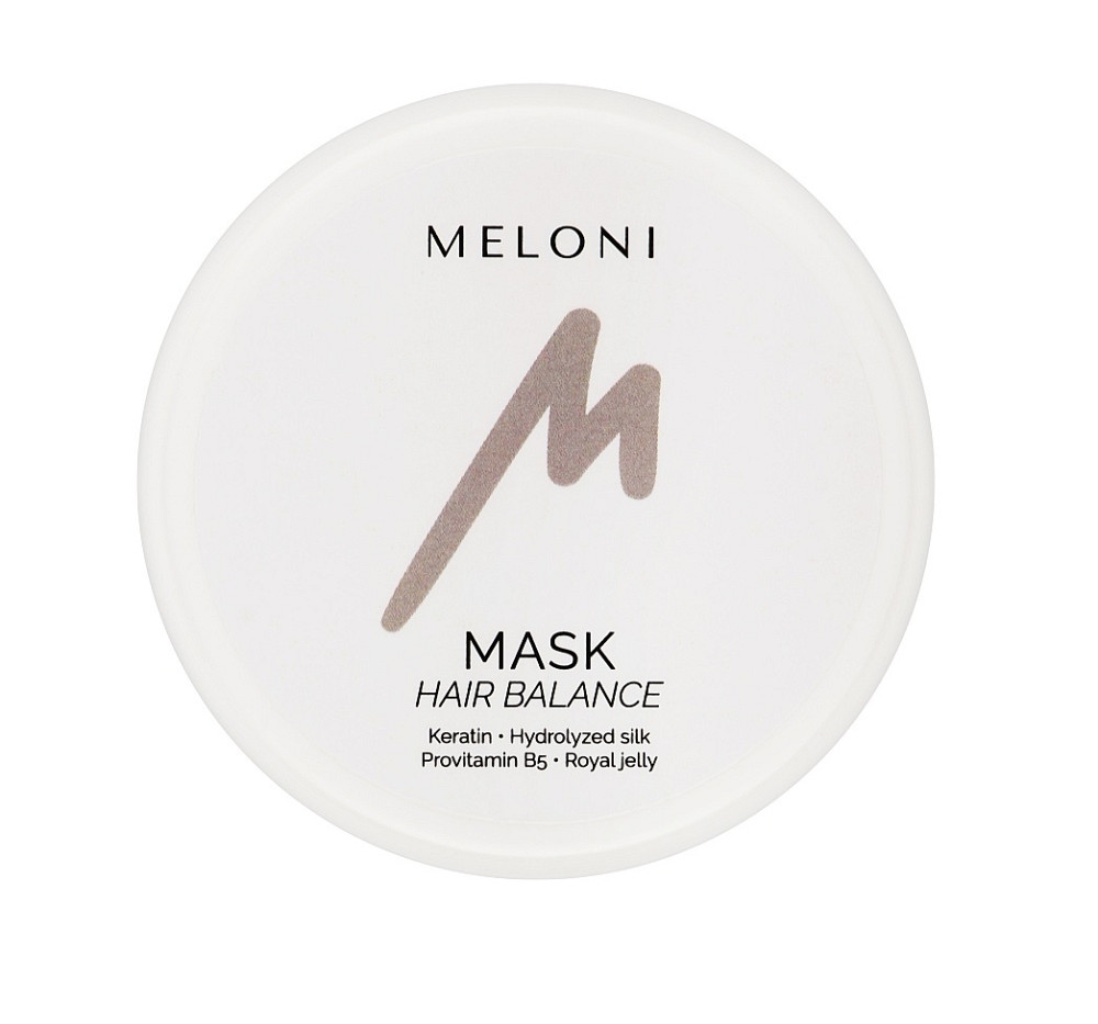 Відновлююча маска з кератином та гідролізатом шовку MASK HAIR BALANCE MELONI 250 мл Київ - фото 2