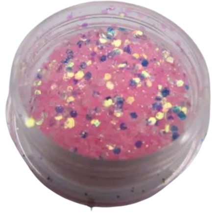 Прикрашання для дизайну нігтів "Брокард", колір блідо рожевий хамелеон Київ