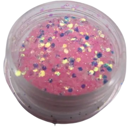 Прикрашання для дизайну нігтів "Брокард", колір блідо рожевий хамелеон Київ - фото 1