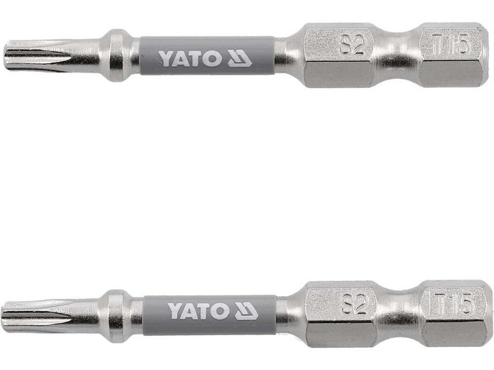 Насадка викруткова YATO TORX T15 х 50 мм. HEX 1/4