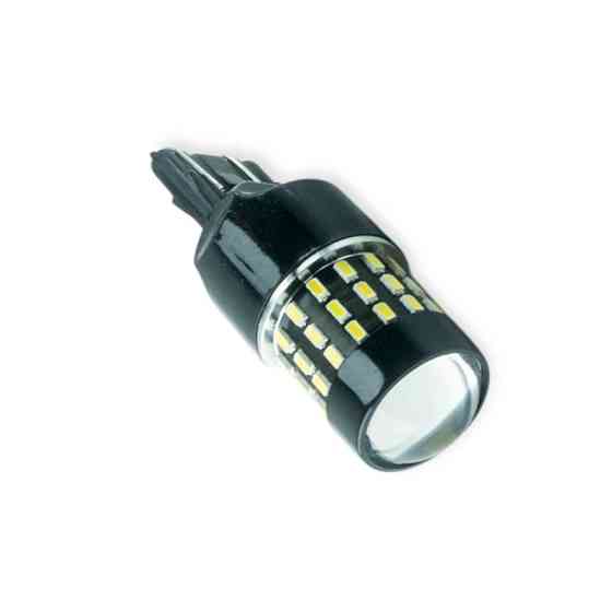 Автолампа світлодіодна БЦ 12-21 WHITE 54 SMD 4014 лінза драйвер 640Lm Мукачево