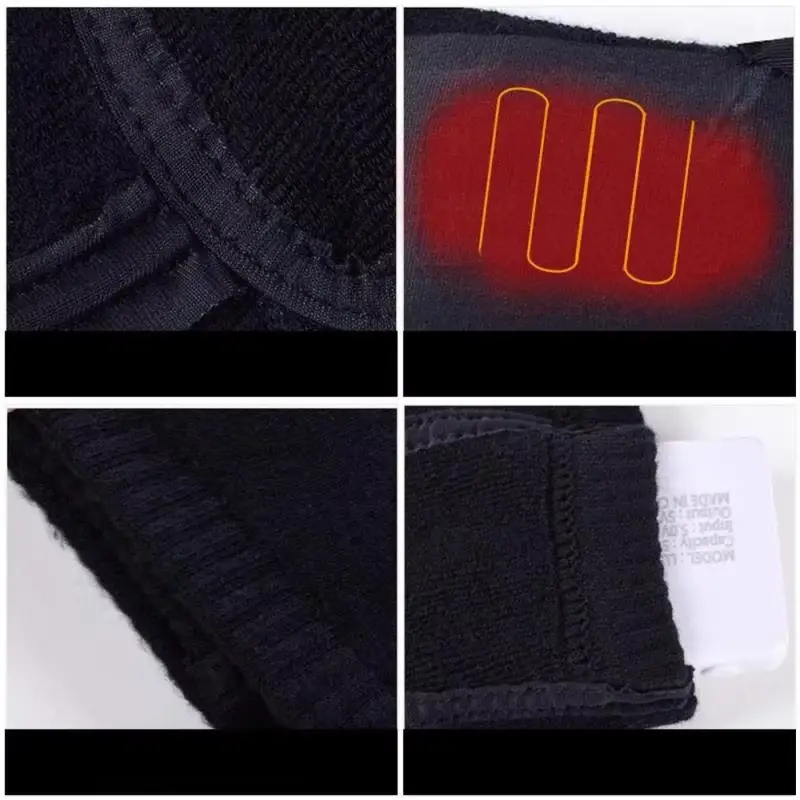 Шкарпетки KC-S0023 з підігрівом та блоком живлення 2200 mAh (Чорний) Вінниця - фото 7