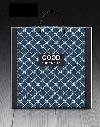 Пакет-сумка 40х45 з пластиковою ручкою  