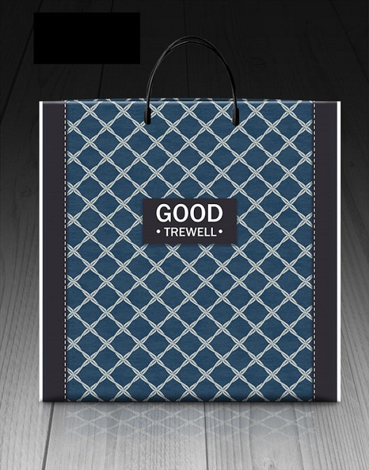 Пакет-сумка 40х45 з пластиковою ручкою  