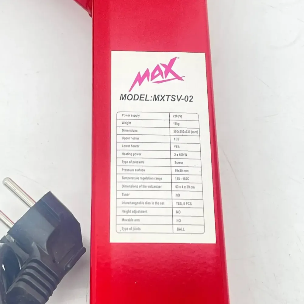 Вулканізатор MAX настільний 0.5 кВт 2 платформи для ремонту шин Львів - фото 4