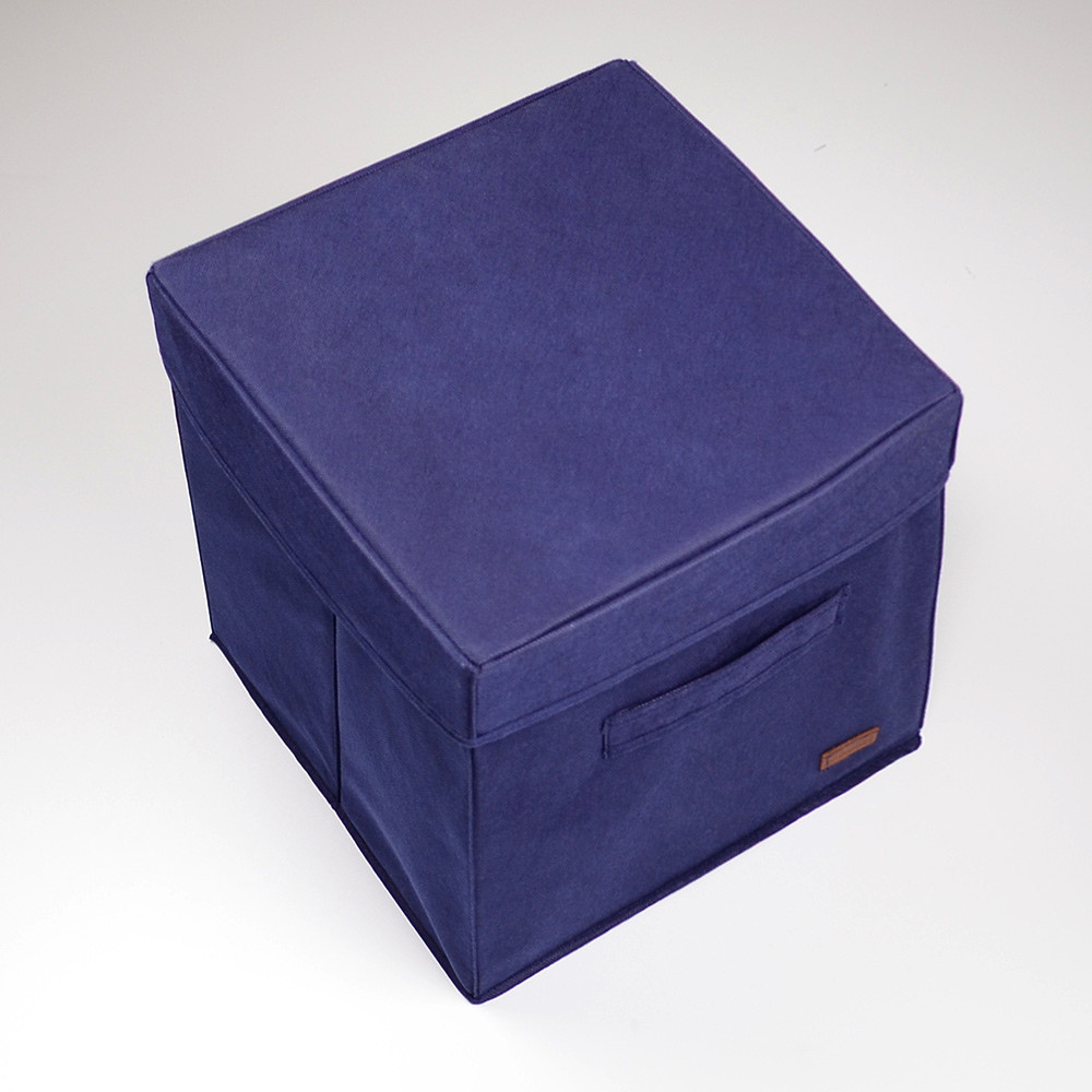 Короб с крышкой для хранения вещей HY-Kr-blue (Синий) Сумы - изображение 2