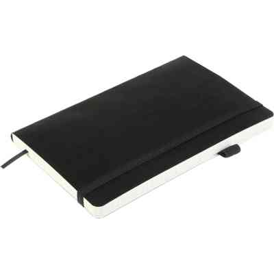 Книга записна Buromax Primo 125x195 мм 96 аркушів в клітинку обкладинка зі штучної шкіри Чорна (BM.291161-01) Вінниця