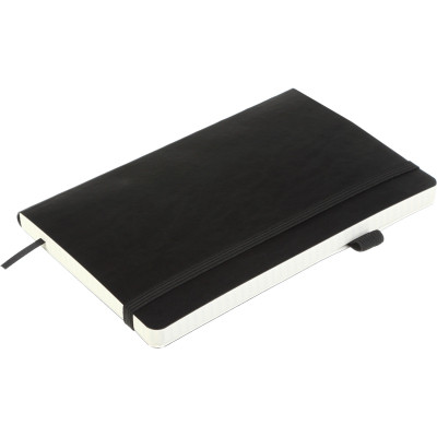 Книга записна Buromax Primo 125x195 мм 96 аркушів в клітинку обкладинка зі штучної шкіри Чорна (BM.291161-01) Вінниця - фото 3