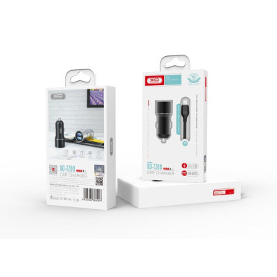Зарядное устройство XO TZ09 2.4A/2 USB + cable microUSB Black (XO-TZ09M-BK) Винница - изображение 3