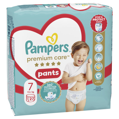 Подгузники Pampers Premium Care Pants Трусики Размер 7 (15+ кг) 27 шт. (8006540807026) Винница - изображение 2